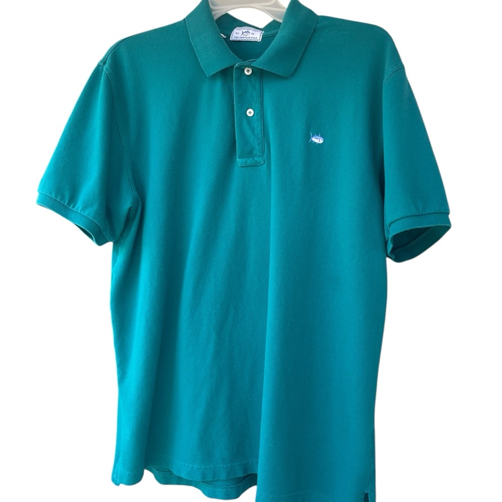 Southern Tide Size XL Men's Green Polo Shirt